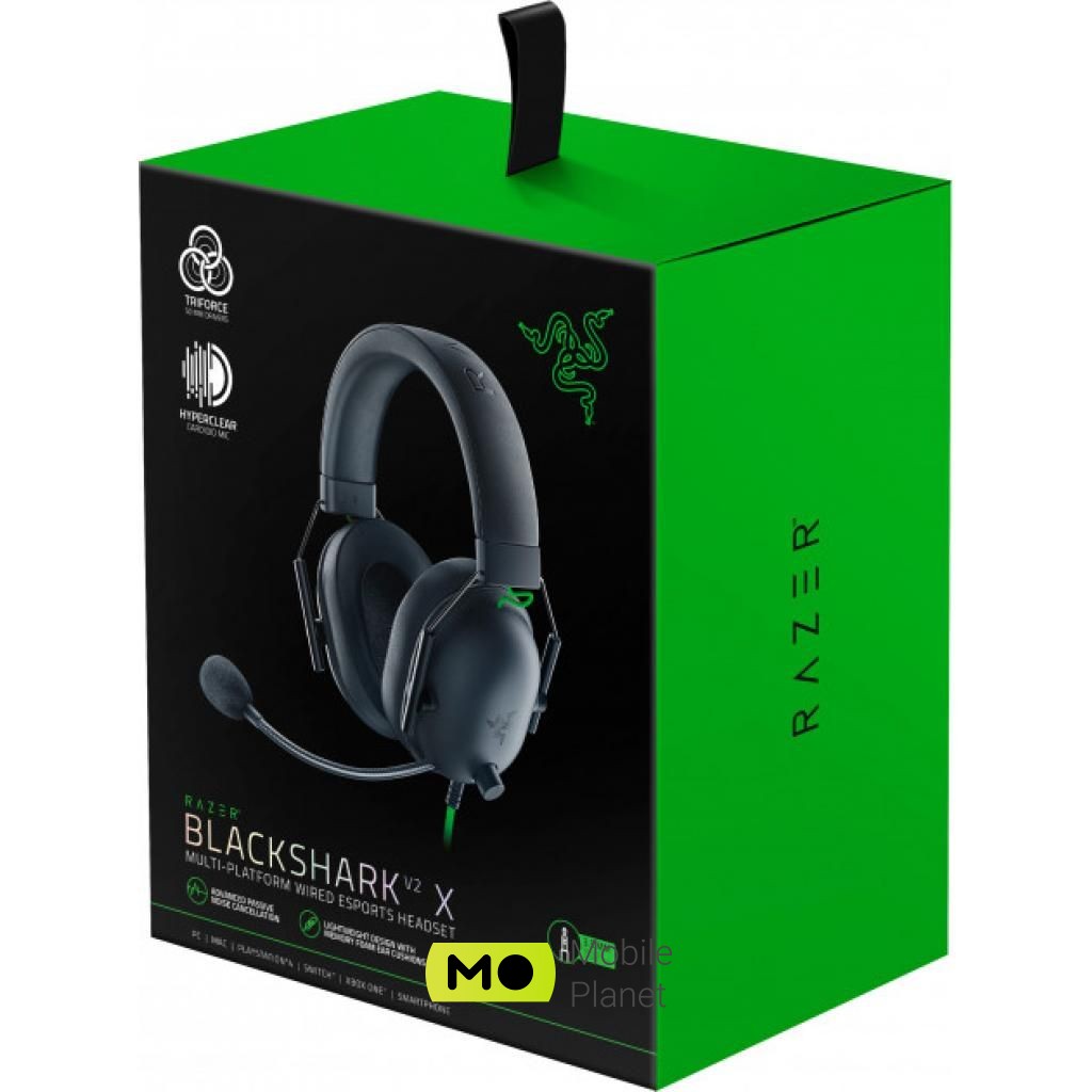 Razer Blackshark V2 X Black (RZ04-03240100-R3M1) Тип пристрою: гарнітура; Тип:
