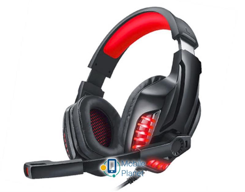 REAL-EL GDX-7650 Black/Red (EL124100043) (UA) Тип: накладные; Тип подключения:
