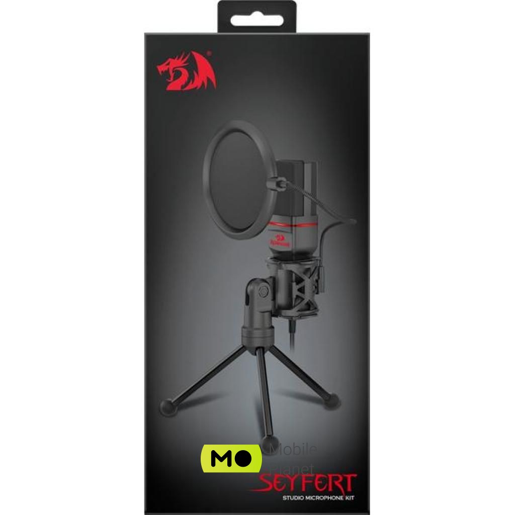 Redragon Seyfert GM100 (77638) (UA) Тип роз'єму: mini-jack 3,5 мм; Розмір