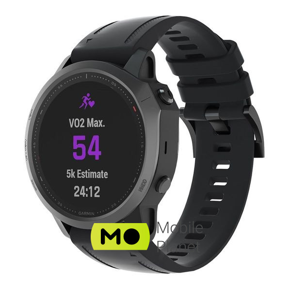 Ремінець для смарт-годинника Armorstandart Silicone 20mm для Garmin Fenix ​​5s/6s Grey (ARM60812) (UA) Сумісність: Garmin Fenix ​​5s / 6s; Колір: