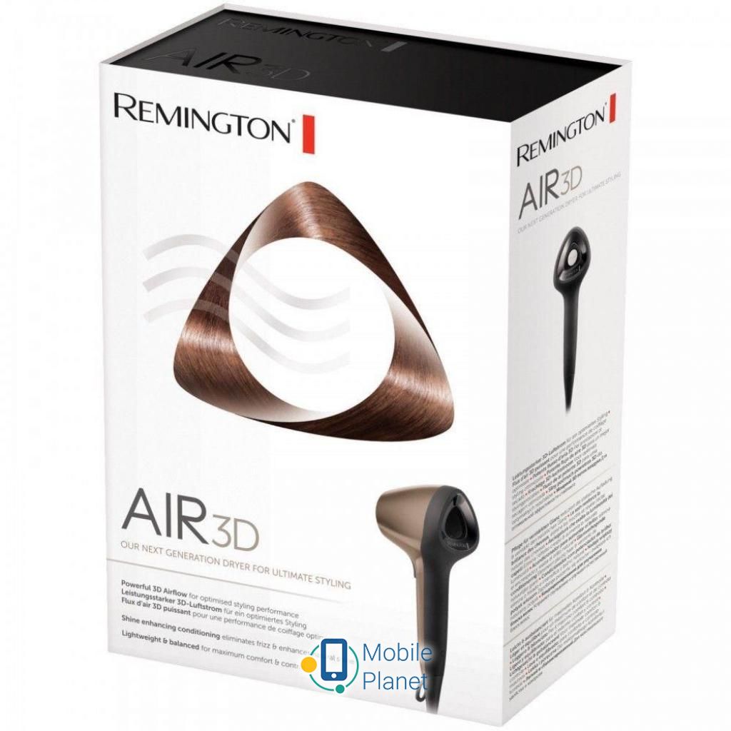 Remington AIR3D (D7777) Тип фена: звичайний;