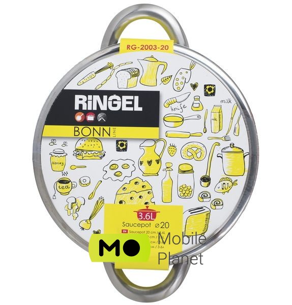 RINGEL Bonn (3.6 л) 20 см (RG-2003-20) (UA) Тип: Кастрюля; Серия: Bonn; Объем, л: