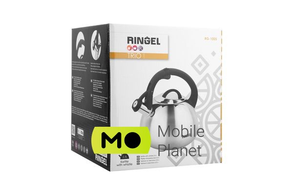 RINGEL Trio (2.5 л) (RG-1005) (UA) Серія: Trio; Тип: чайник; Обсяг, л: