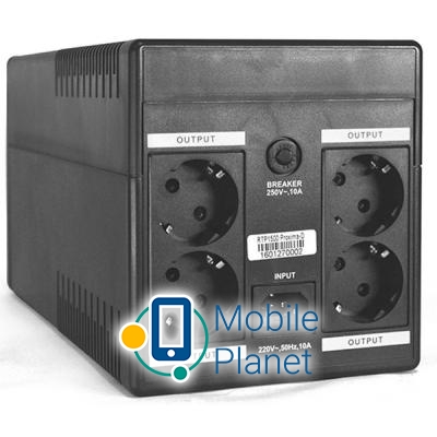 Ritar RTP1500 (900W) Proxima-L (RTP1500L) (UA) Клас товару: для домашніх ПК; Тип