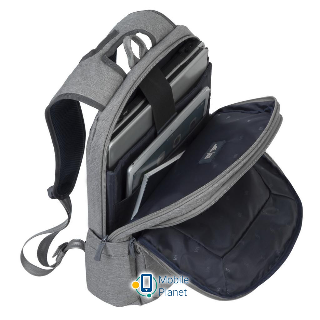 RivaCase 15.6 Grey (7760 (Grey)) (UA) Рекомендований розмір ноутбуку: