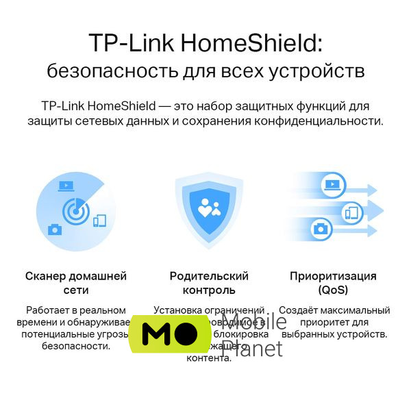 Роутер TP-LINK Archer AX53 (ARCHER-AX53) Тип інтерфейсу LAN Gigabit Ethernet