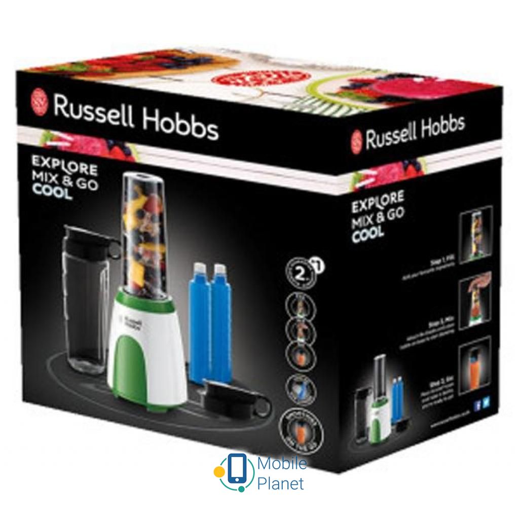 Russell Hobbs Explore Mix & Go Cool (25160-56) (UA) Тип: фітнес-блендер; Потужність: