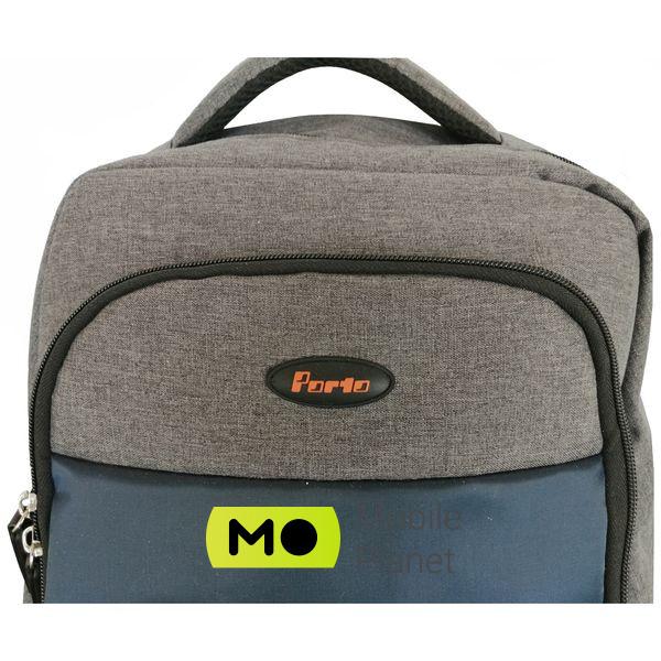 Рюкзак для ноутбука Porto 15.6 RNB-4005 GY (RNB-4005GY) (UA) Рекомендований розмір ноутбука: