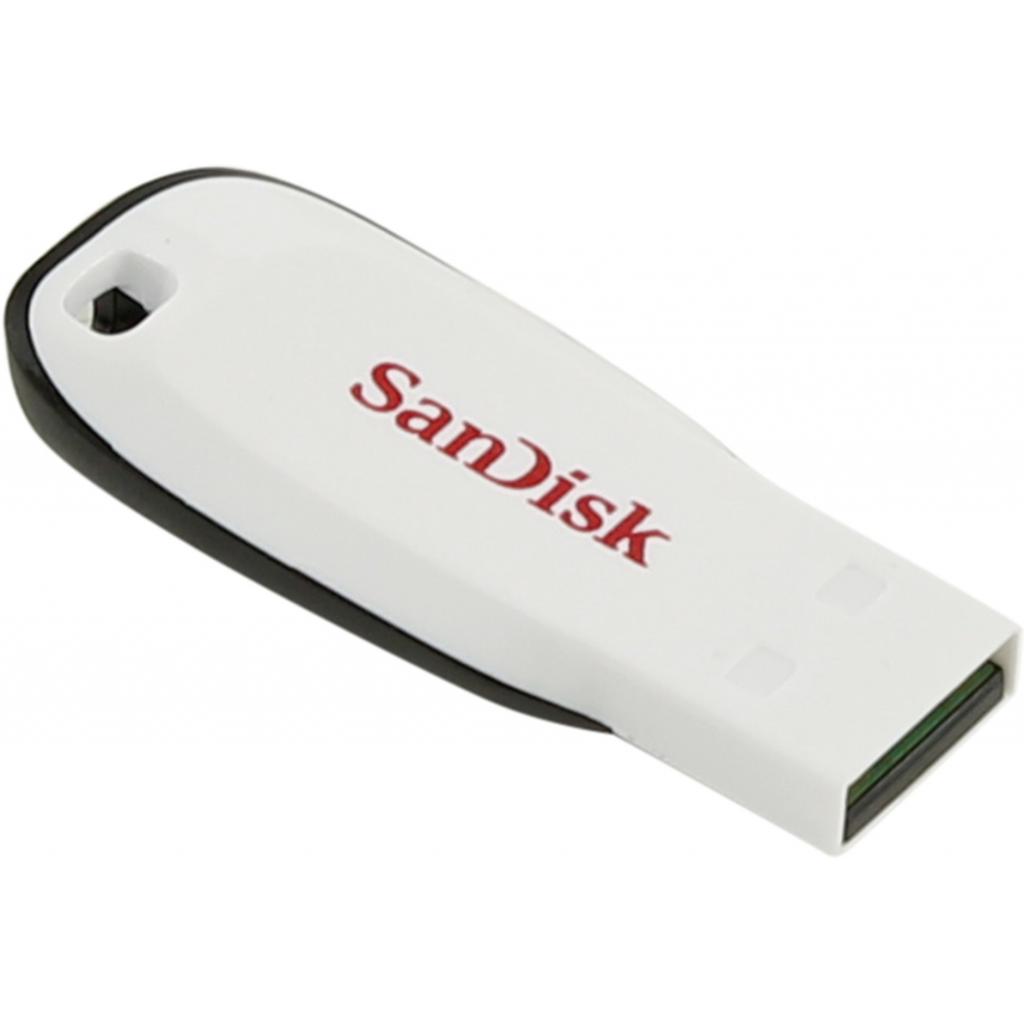 SANDISK 16GB Cruzer Blade White USB 2.0 (SDCZ50C-016G-B35W) (UA) Модель 16GB Cruzer Blade White USB 2.0