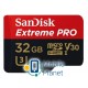SANDISK 32GB microSD class 10 V30 A1 UHS-I U3 4K Extreme Pro (SDSQXCG-032G-GN6MA) (UA)
