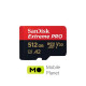SanDisk 512 GB microSDXC UHS-I U3 Extreme Pro+SD Adapter (SDSQXCD-512G-GN6MA) (UA)