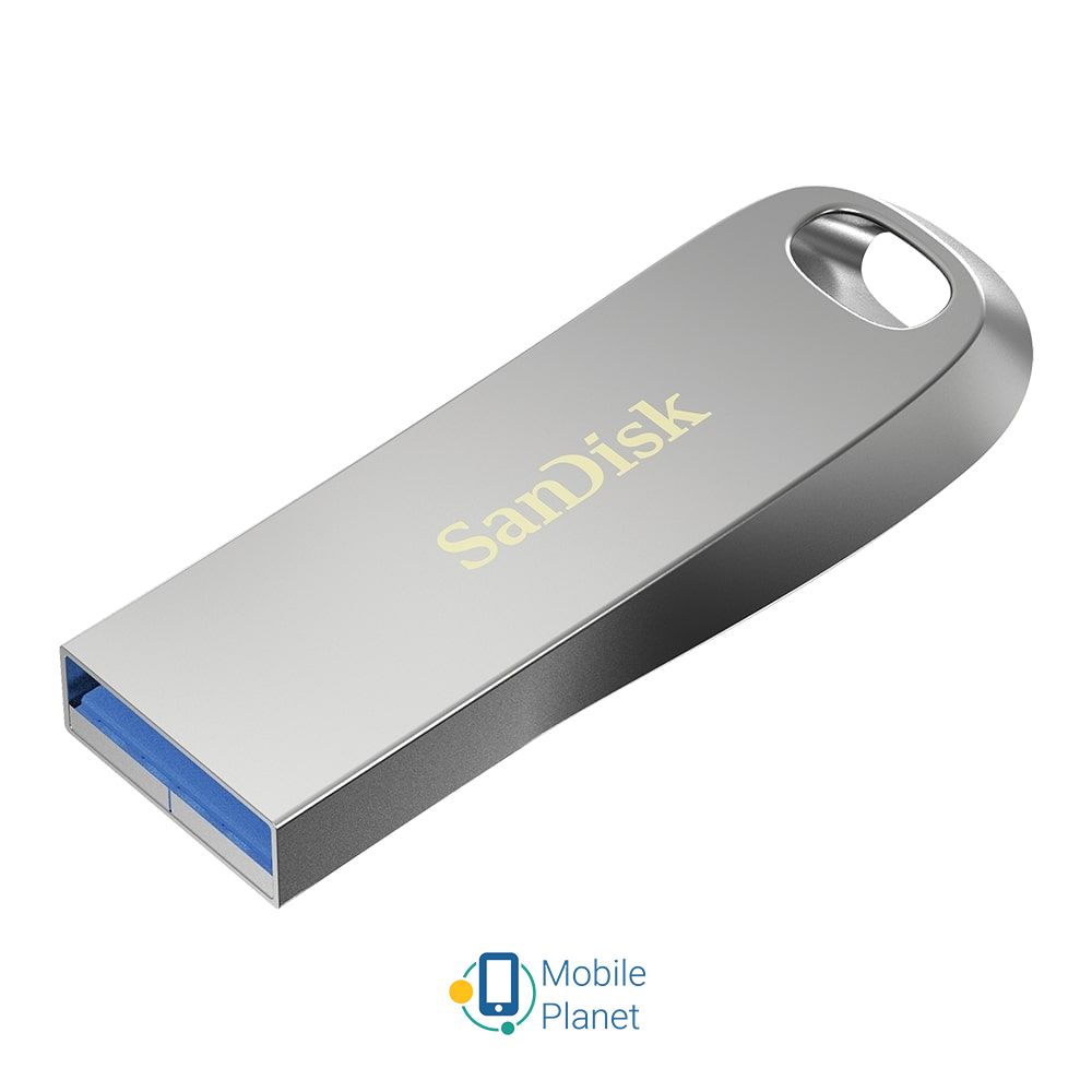 SanDisk USB 3.1 Ultra Luxe (SDCZ74-064G-G46) (UA) Додатково  цикл для кріплення на кільці клавіш; Sandisk SecureAccess 