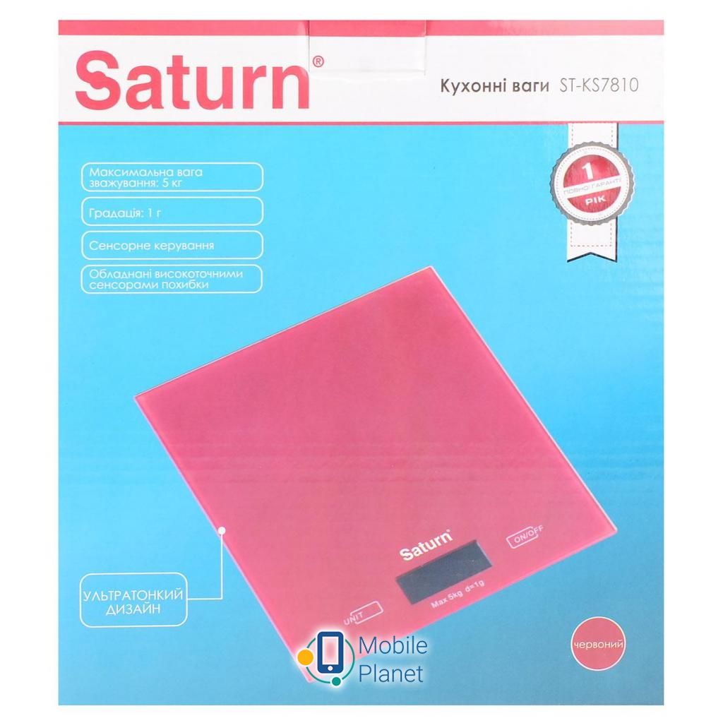 SATURN ST-KS7810 Red Тип: электронные; Конструкция: с