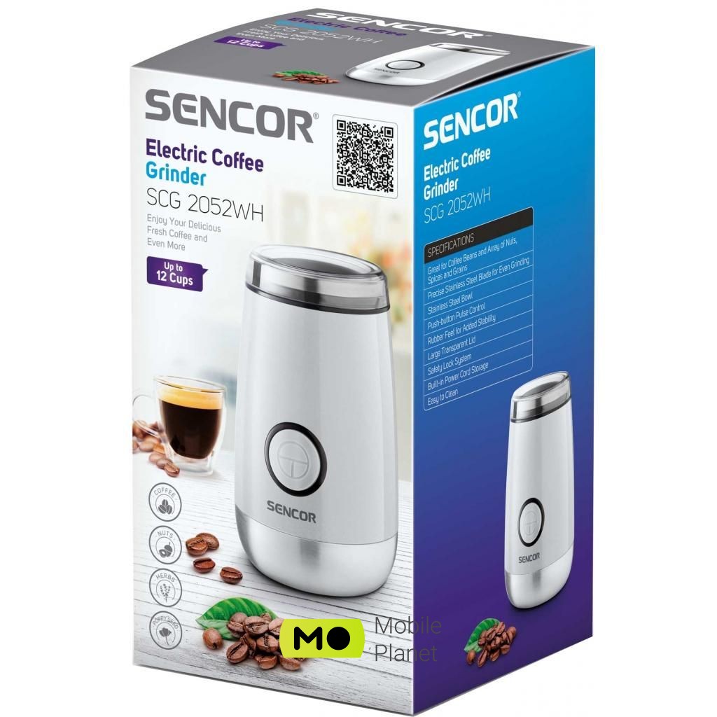Sencor SCG 2052 WH Регулювання ступеня помелу: 1;