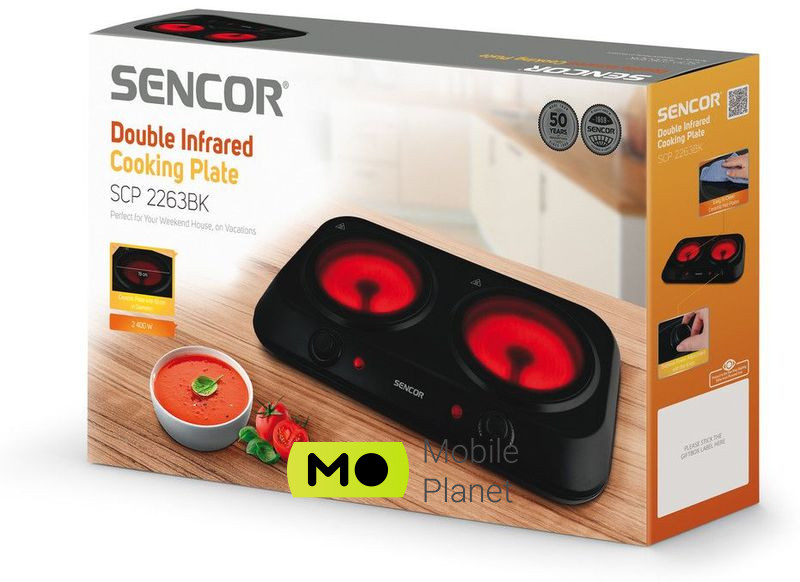 Sencor SCP2263BK Тип: варильна поверхня; Тип