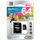 Silicon Power 64GB microSDXC Class 10 UHS-ISDR (SP064GBSTXBU1V10SP)