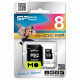 Silicon Power 8GB microSD class 10 (SP008GBSTH010V10SP) (UA)