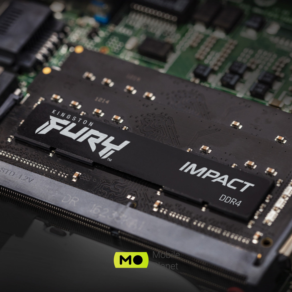 SoDIMM DDR4 16GB (2x8GB) 3200 MHz Fury Impact HyperX (Kingston Fury) (KF432S20IBK2 / 16) (UA) Об'єм пам'яті 16 ГБ