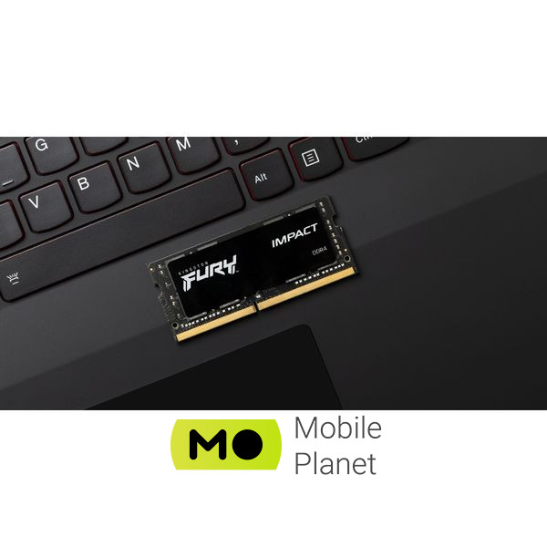 SoDIMM DDR4 32GB (2x16GB) 3200 МГц Impact Kingston Fury (ex.HyperX) (KF432S20IBK2/32) (UA) Кількість модулів у наборі 2