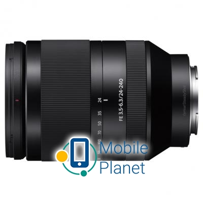 SONY 24-240mm f / 3.5-5.6 для камер NEX FF (SEL24240.SYX) (UA) Зміна фокусної відстані: