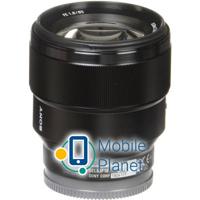 SONY 85mm f / 1.8 для камер NEX FF (SEL85F18.SYX) (UA) Зміна фокусної відстані: