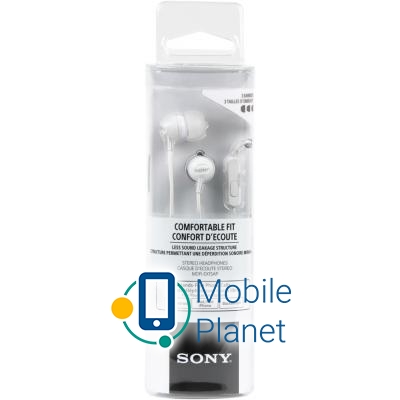 SONY MDR-EX15AP White (MDREX15APW.CE7) Тип: музика і розваги; Тип