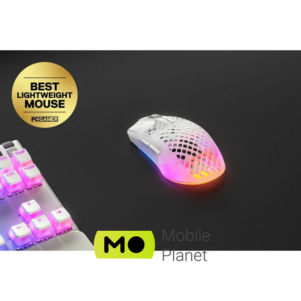 SteelSeries Aerox 3 White (62603) Тип: Геймерські; Підключення: