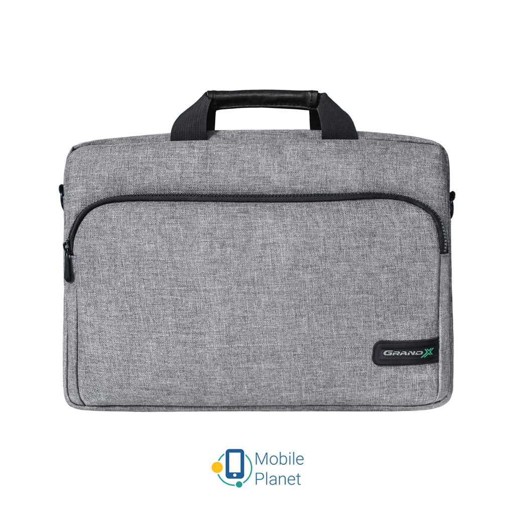 Сумка для ноутбука Grand-X SB-139G Grey Для ноутбука з діагоналлю