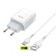 СЗУ HOCO C73A (2USB/2.4A) + Type-C (Белый) (00000036215_1)