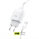СЗУ HOCO C73A (2USB/2.4A) + Type-C (Белый) (00000036215_1)