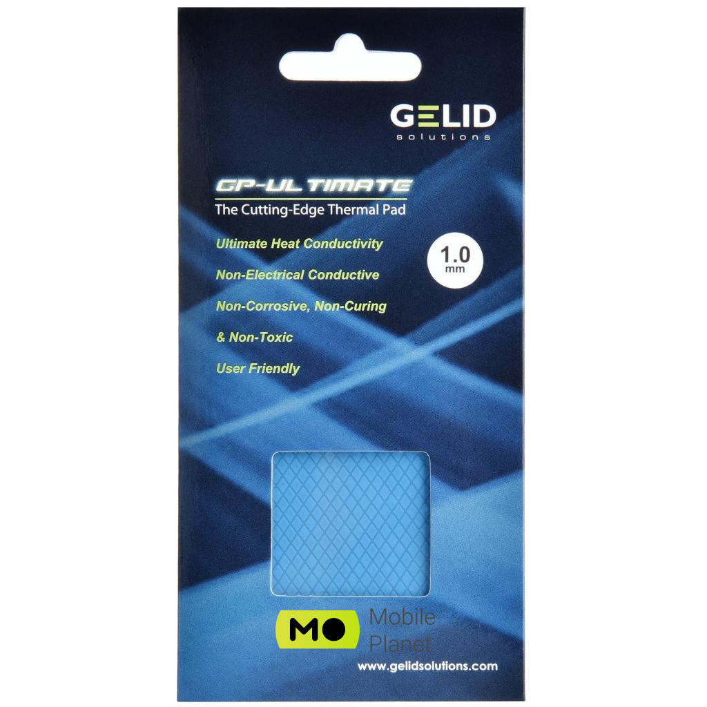 Термопрокладка Gelid Solutions GP-Ultimate 90x50x1.0 mm (TP-GP04-B) Кількість 1 шт