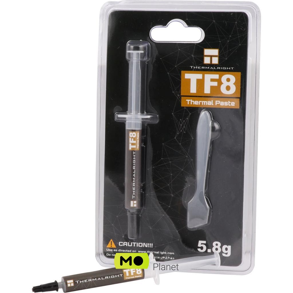 Thermalright TF8 5.8g (UA) Теплопроводность: 13.8 W / mK; Рабочая