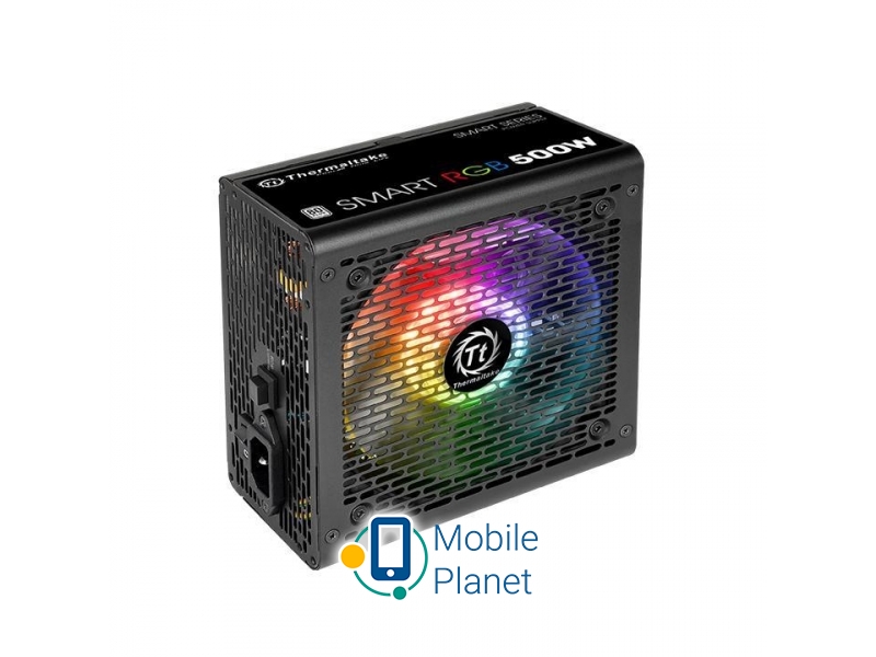 Thermaltake 500W Smart RGB 80+ BOX (PS-SPR-0500NHSAWE-1) EU Максимальная мощность, Вт: 500;