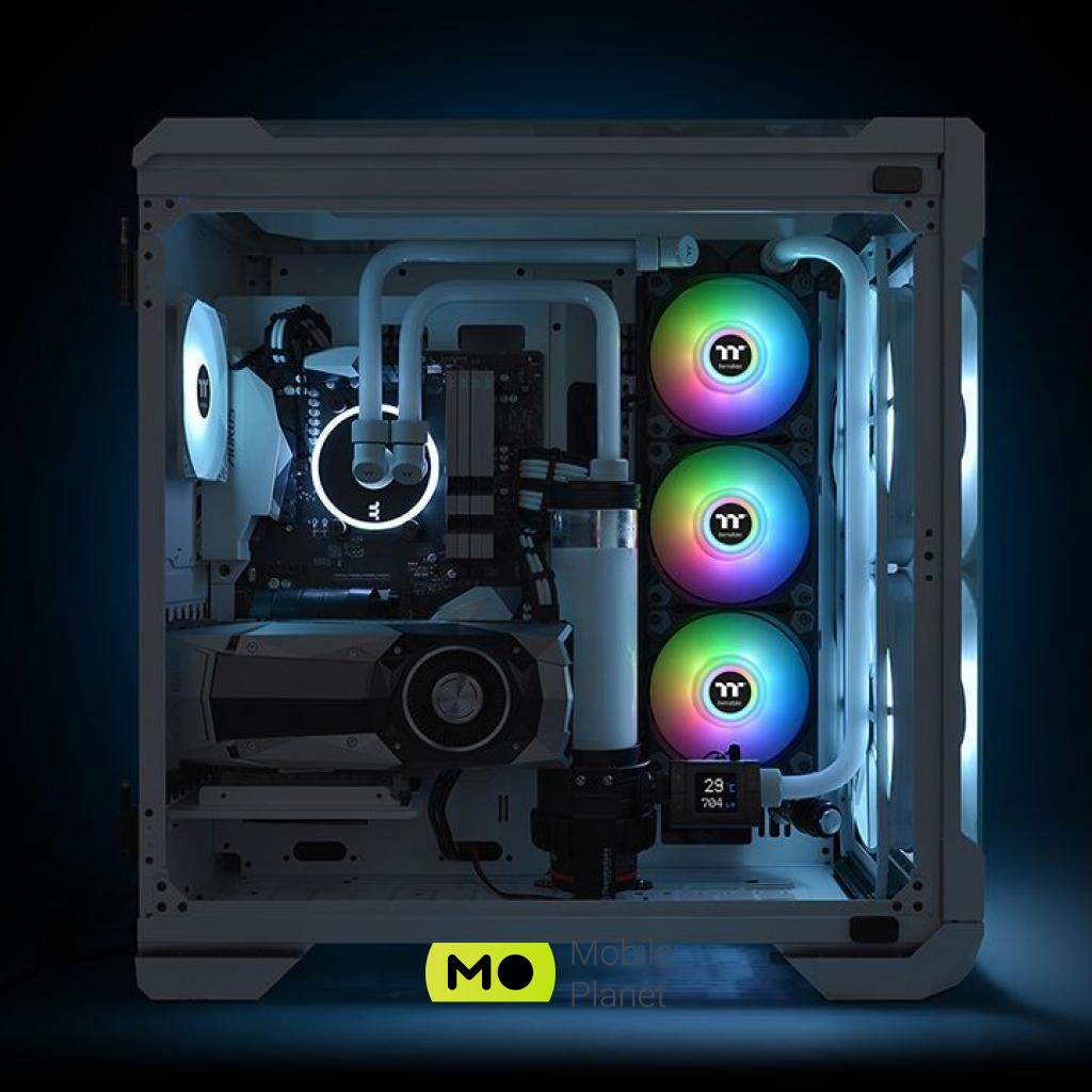 ThermalTake Pure Duo 12 ARGB Sync Radiator Fan 2 Pack Fan (CL-F115-PL12SW-A) (UA) Номінальна швидкість обертання