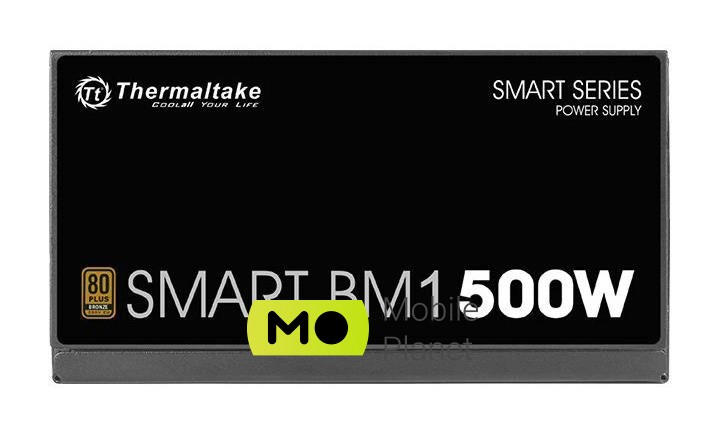 Thermaltake Smart BM1 500W 80 Plus Bronze (PS-SPD-0500MNSABE-1) EU Эффективность  85-88% при 230 В и 20-100% нагрузки.