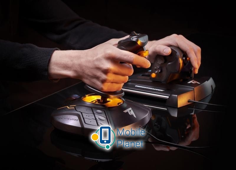 Thrustmaster T-16000m fcs Flight Pack (2960782) Тип пристрою: джойстик; педалі;