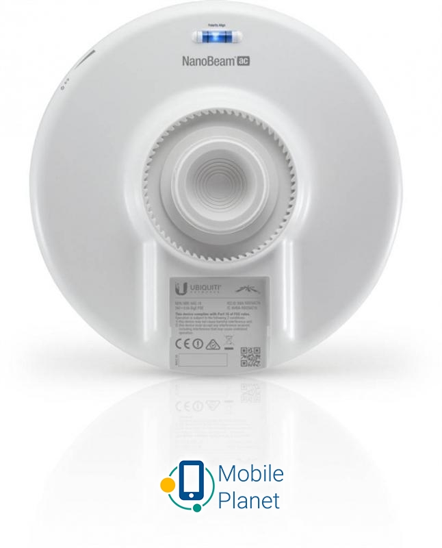 Точка доступу з антеною Ubiquiti NanoBeam NBE-5AC-GEN2 (AC, 5Ghz, 19dBi) Процесор: Atheros QCA9556 720 МГц;