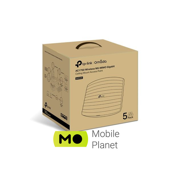 TP-Link EAP245-5-PACK (UA) Режими роботи: Wi-Fi точка;