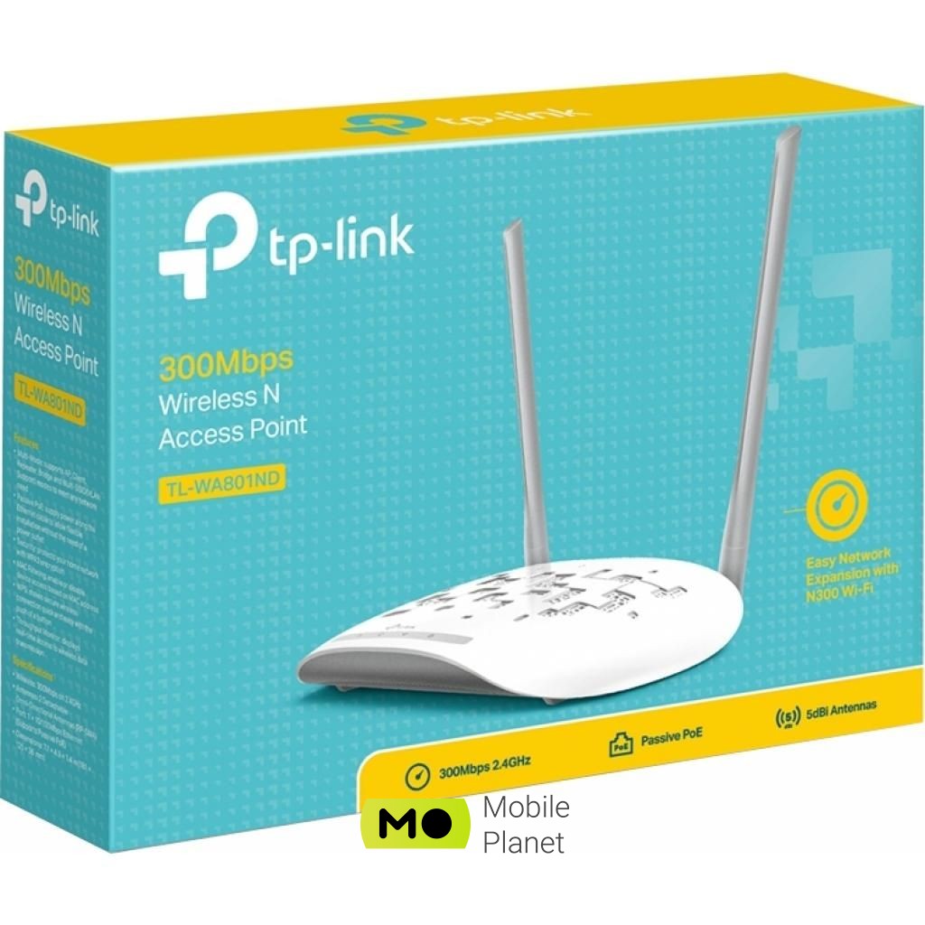 TP-Link TL-WA801N (UA) Режими роботи: Wi-Fi точка;