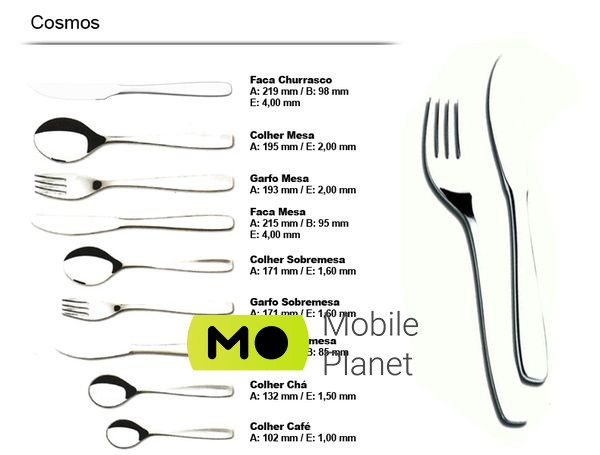 Tramontina COSMOS, 6 предметів (66950/081) (UA) Серія: Cosmos / Космос; Тип: Кавова;