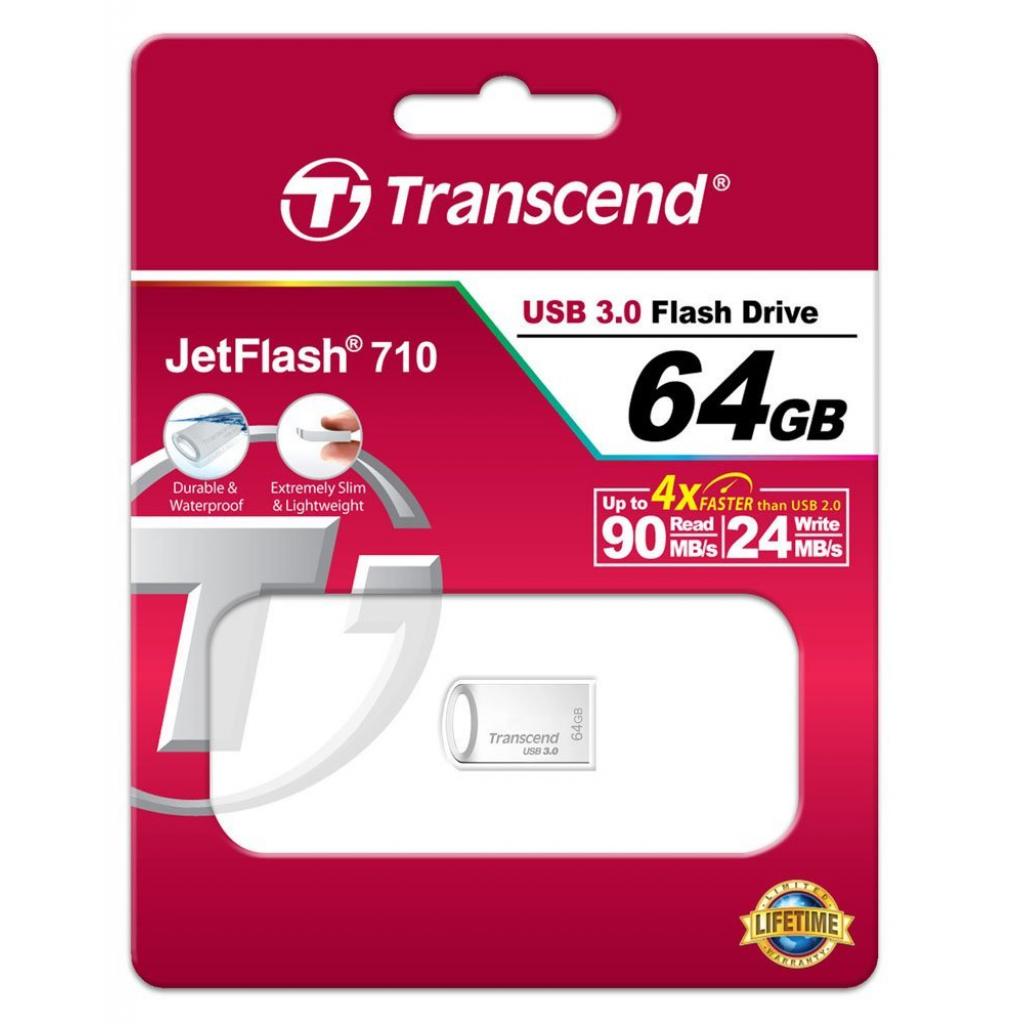 Transcend 64GB JetFlash 710 USB 3.0 (TS64GJF710S) (UA) Тип: Суперкомпактні,