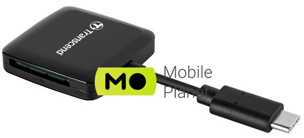 Transcend USB 3.2 Gen 1 Type-C SD / microSD Black (TS-RDC3) (UA) Інтерфейс підключення: Type-C; Слот