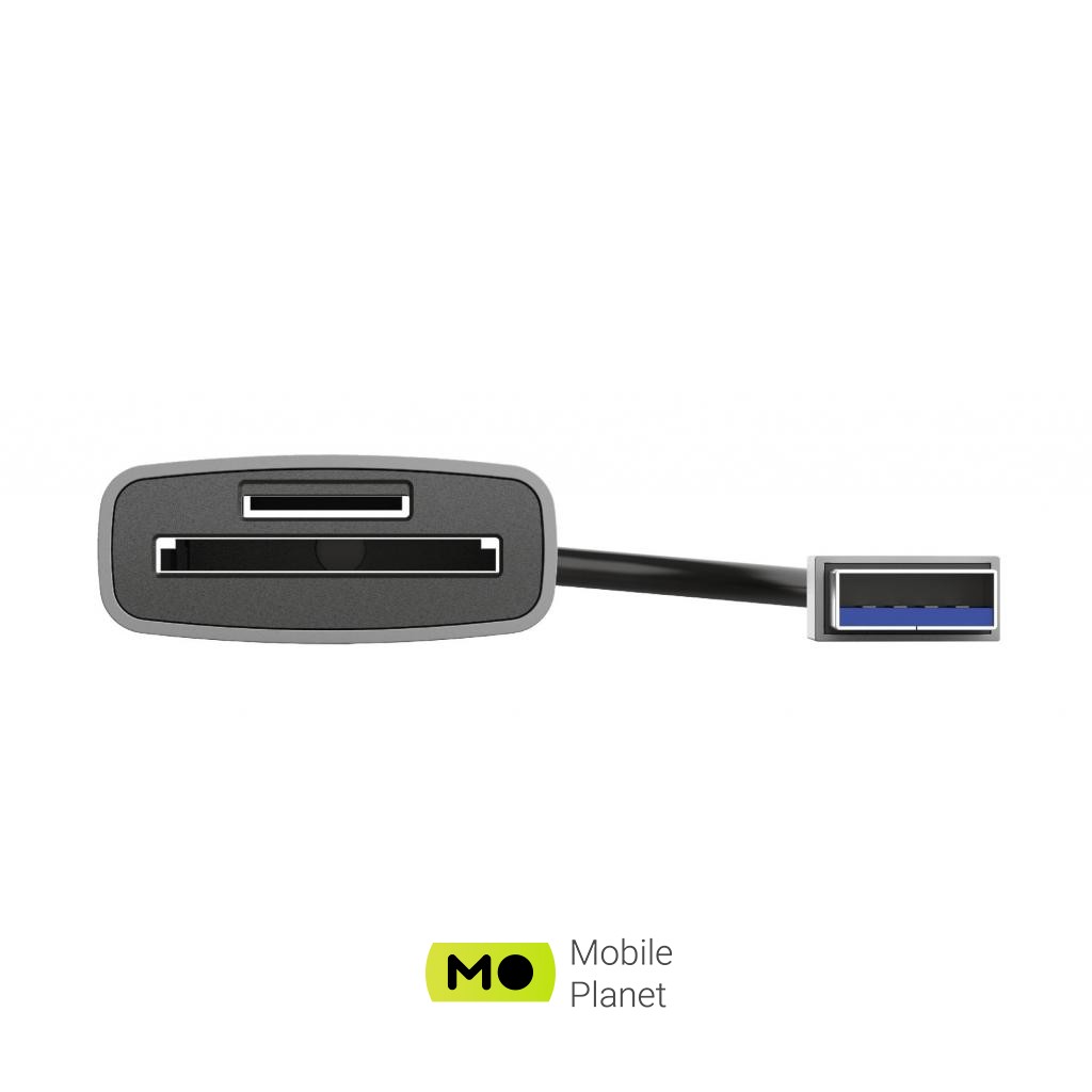 Trust Dalyx Fast USB 3.2 Card reader (24135) (UA) Тип: внешний USB 3.2; Цвет: серый;