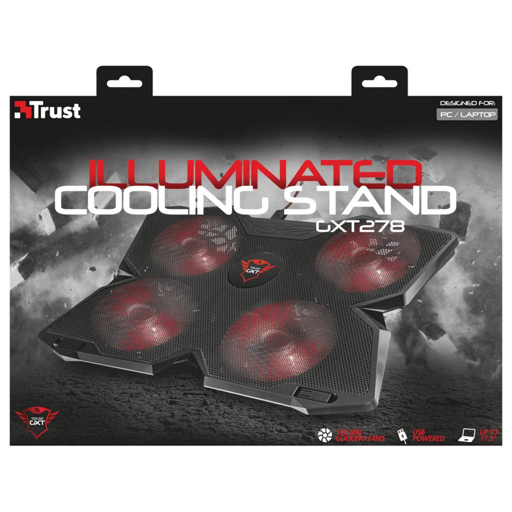 Trust GXT 228 Notebook Cooling Stand (20817) Тип: Для ноутбуков до 17.3'; Цвет:
