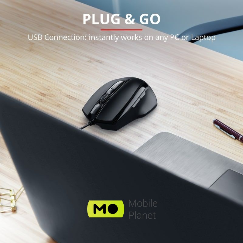 Trust Voca Black (23650_TRUST) (UA) Тип маніпулятора: миша;