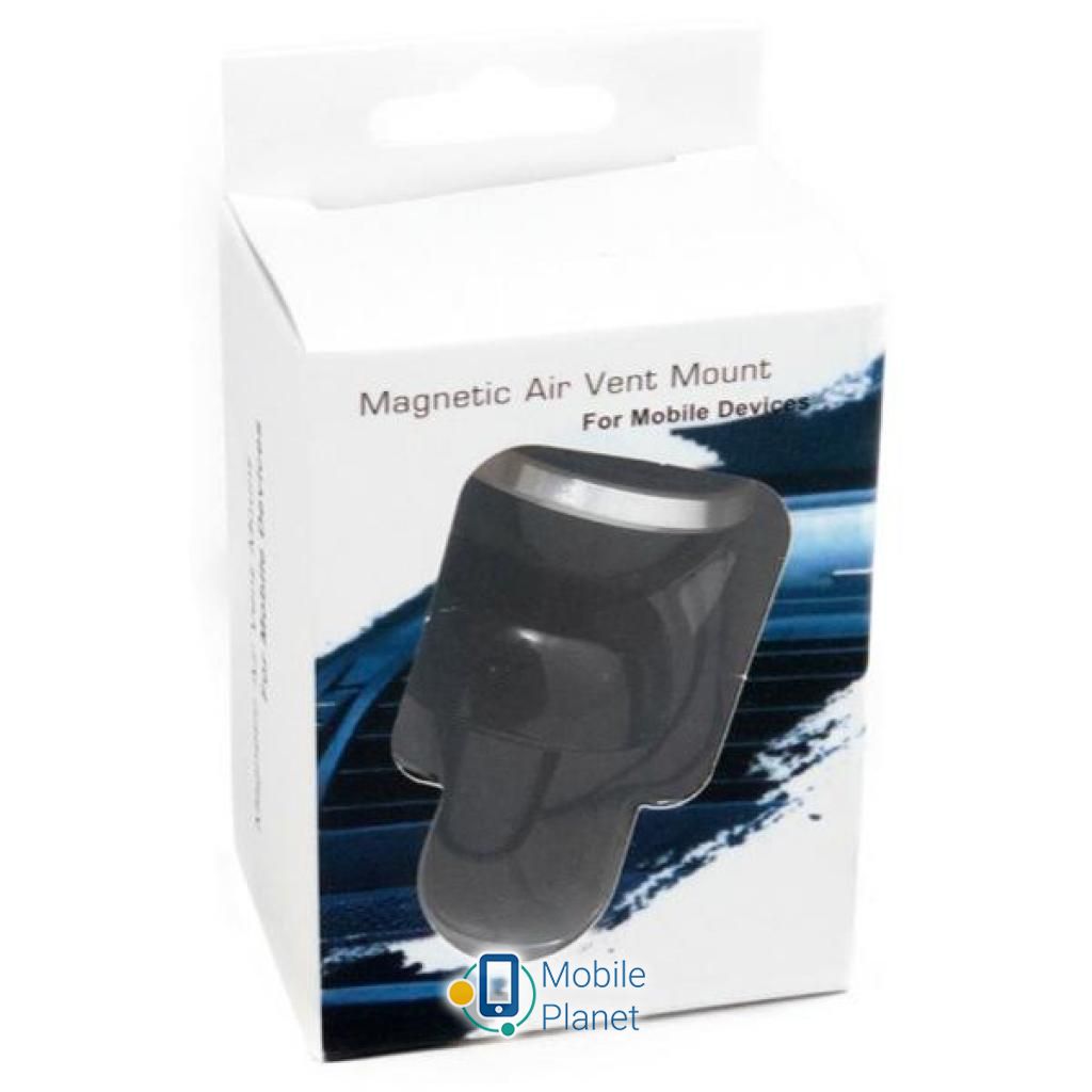 Універсальний автодержатель EXTRADIGITAL Magnetic Holder Black/Silver (CRM4114) (UA) Вага 48 г
