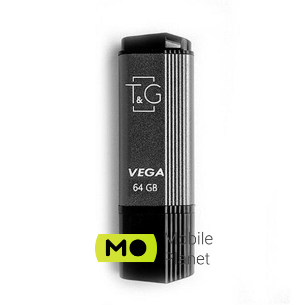 USB 64GB T & G 121 Vega Series Grey (TG121-64GBGY) Інтерфейс: USB 2.0; Обсяг пам'яті: 64