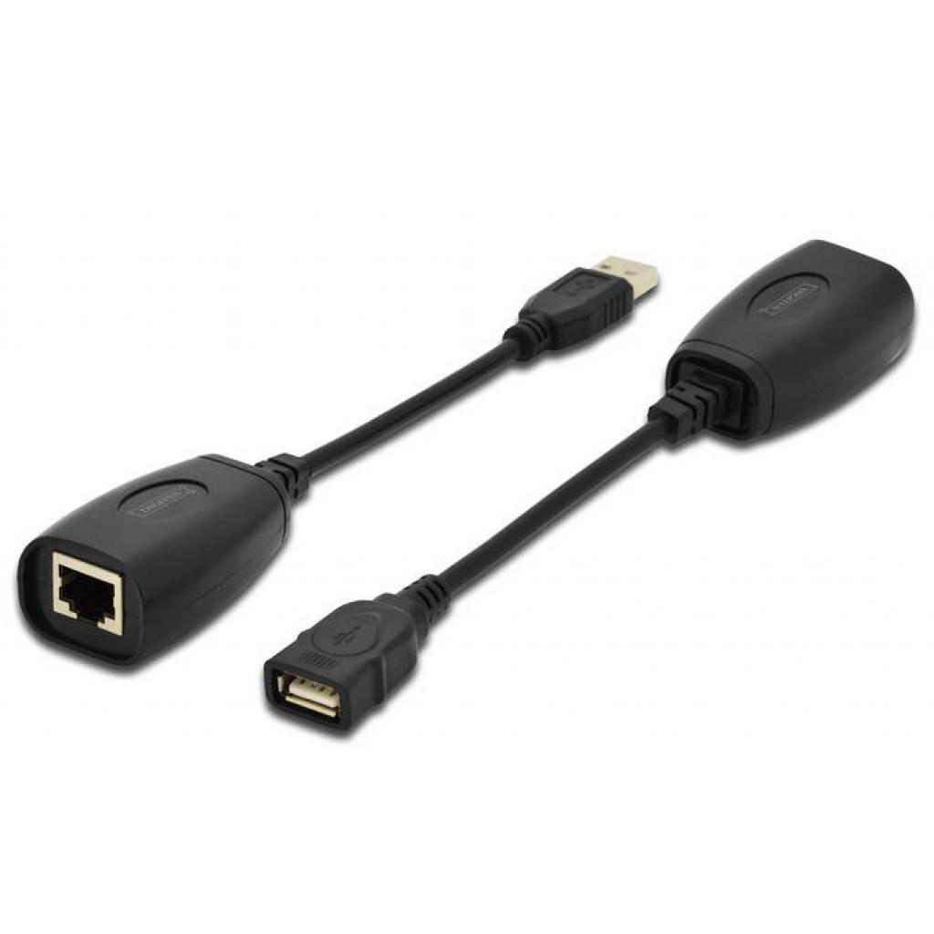 USB to UTP Cat5 DIGITUS (DA-70139-2) (UA) Тип: подовжувач; Тип Вхід: USB to UTP;