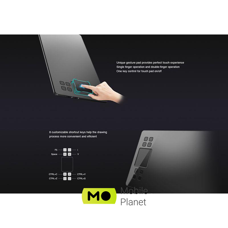 VEIKK A50 (UA) Размер рабочей поверхности