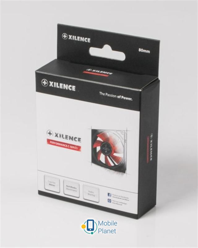 Вентилятор Xilence XPF80.R (XF037) Цвет черный с красным